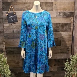 Fresh Produce Sketched Floral Kira Dress